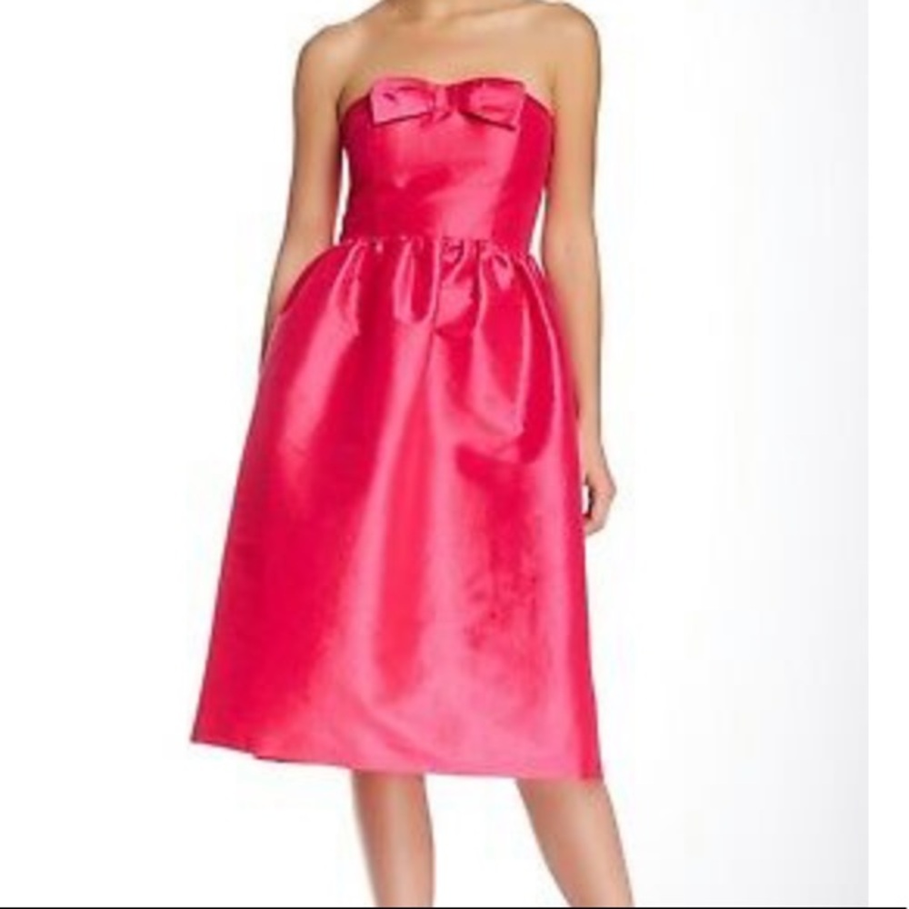 CeCe by Cynthia Steffe Strapless Bow Party Dress